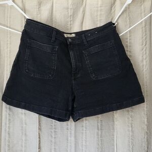 Curvy High Rise Sailor Shorts